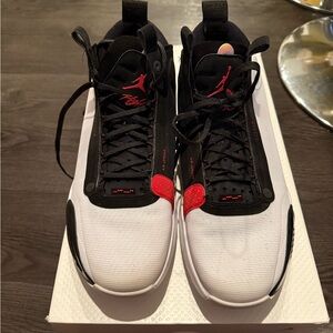 Air Jordan 34 Black and White Sneakers